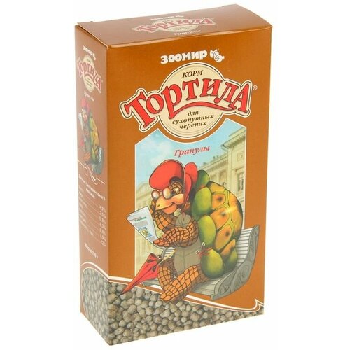Лакомство Тортила Гранулы для сухопутных черепах гранулированный 150 г 352₽