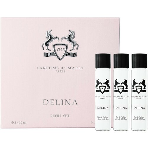 Парфюмерная вода DELINA refill set PARFUMS de MARLY delina la rosee парфюмерная вода 75мл