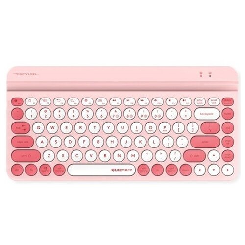 Клавиатура беспроводная A4TECH Fstyler FBK30 BTRadio розовый 202000₽