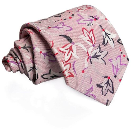 Бледно розовый галстук с цветами Emilio Pucci 101797
