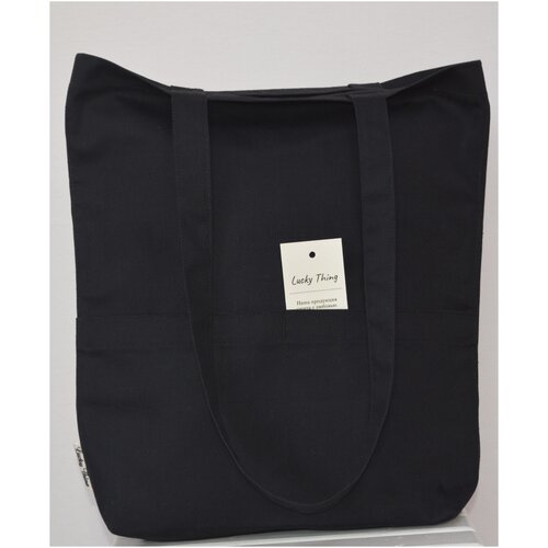 фото Шоппер сумка женская 100% хлопок без бренда