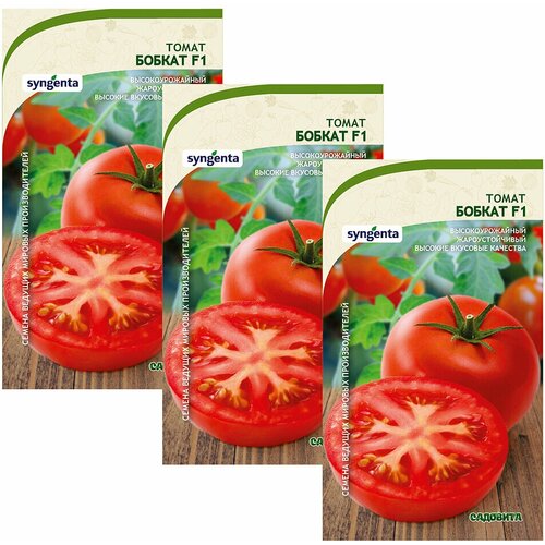 Семена Томат Бобкат F1 10шт Садовита (3 пакета) семена томат диаболик f1 10шт садовита 3 пакета