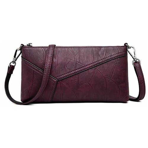 фото Сумка кросс-боди , фактура гладкая, фиолетовый grodwell
