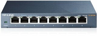 Коммутатор неуправляемый TP-LINK TL-SG108 8xUTP 10/100/1000