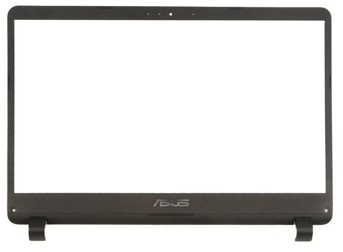 Рамка экрана (рамка крышки матрицы, LCD Bezel) для ноутбука Asus X507UA, X507UF, X507UB, X507LA, X507MA черная, пластиковая. С разбора.