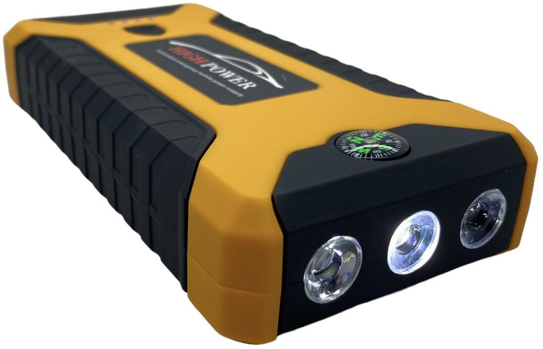 Пусковое зарядное устройство бустер High Power с функцией POWERBANK ...