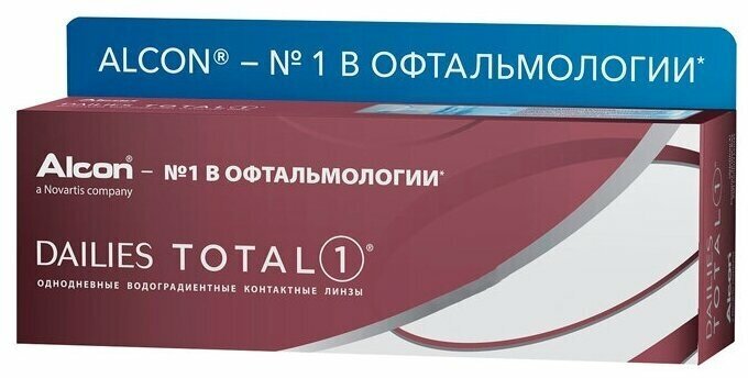 Контактные линзы Dailies Total 1 ® 30pk (BC 8,5; D -4.50)