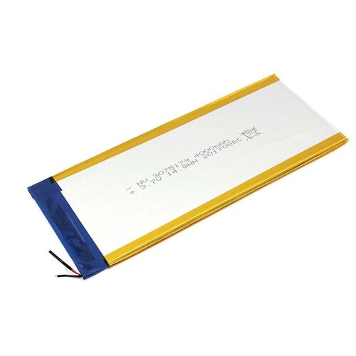 Аккумулятор Li-Pol (батарея) 3*75*179мм 3pin 3.7V/4000mAh