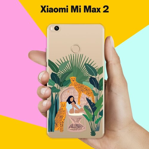 Силиконовый чехол на Xiaomi Mi Max 2 2 тигра / для Сяоми Ми Макс 2