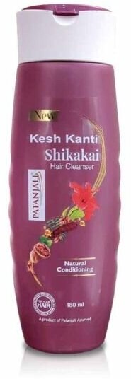 Patanjali шампунь для волос Kesh Kanti Shikakai, 180 мл