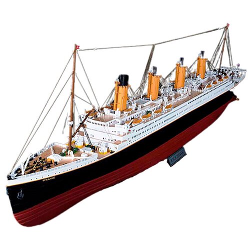 Лайнер Титаник (RMS TITANIC), сборная модель корабля OcCre (Испания), М.1:300, дерево сборная модель корабля от occre испания бригантина aurora 682х200х483 мм м 1 65