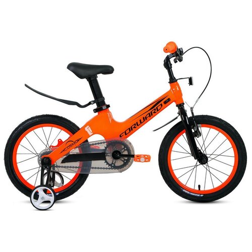 Велосипед 16 FORWARD COSMO 2022 оранжевый детский велосипед forward azure 16 год 2022 цвет оранжевый голубой