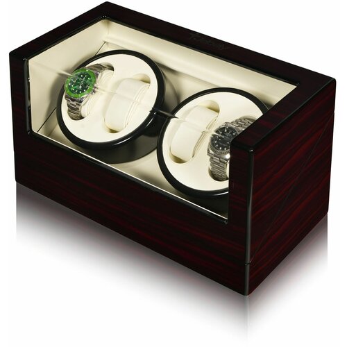 фото Шкатулка для автоподзавода 4-x часов jebely (виндер для завода часов, тайммувер)