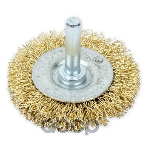 Щетка Для Дрели Плоская 50 Мм, Со Шпилькой, Латунированная Проволока ARNEZI арт. R8041050