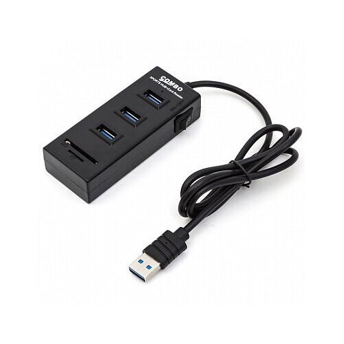 USB концентратор Орбита OT-PCR05, 3 гнезда USB 2.0 и картридер SD/TF