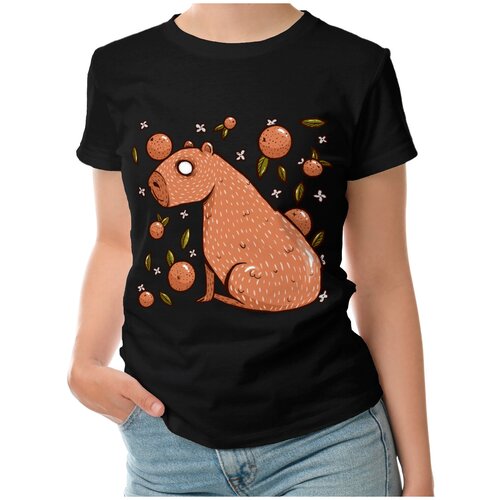 фото Футболка roly, размер s, черный