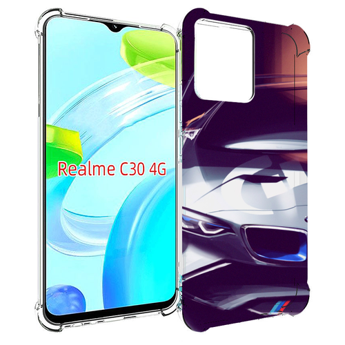 Чехол MyPads Бэмвэ мужской для Realme C30 4G / Narzo 50i Prime задняя-панель-накладка-бампер чехол mypads cs go логотип мужской для realme c30 4g narzo 50i prime задняя панель накладка бампер