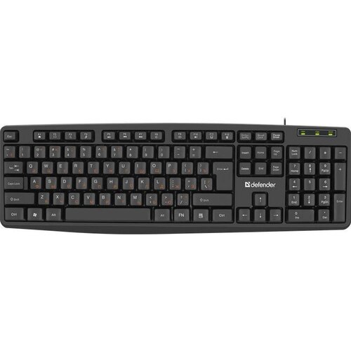 Клавиатура Defender Concept HB-164 RU проводная черный104FN18м 137100₽