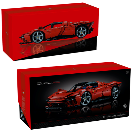 конструктор technic ferrari daytona феррари дайтона 3778 деталей 50003 ребенку Конструктор Спорткар Ferrari Daytona SP3, Техник автомобиль феррари