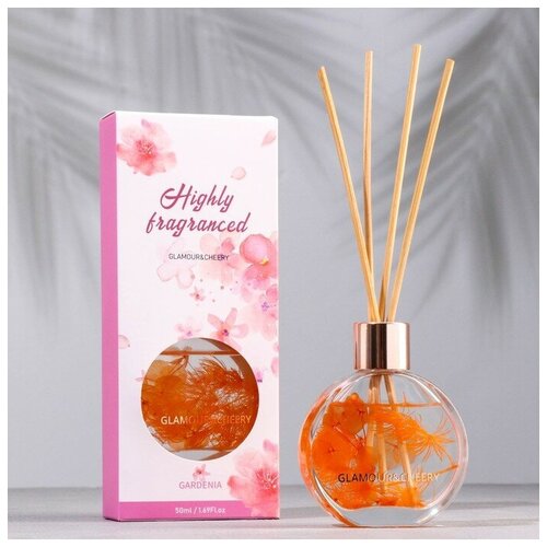 Диффузор ароматический с наполнением Natural 50 мл гардения 1шт 651₽