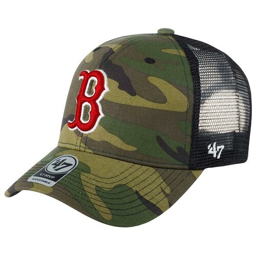 фото Бейсболка с сеточкой 47 brand b-cbran02gwp-cma boston red sox mlb, размер one '47 brand