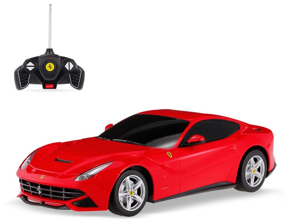 Автомобиль радиоуправляемый Rastar Ferrari F12 красный - фото №15