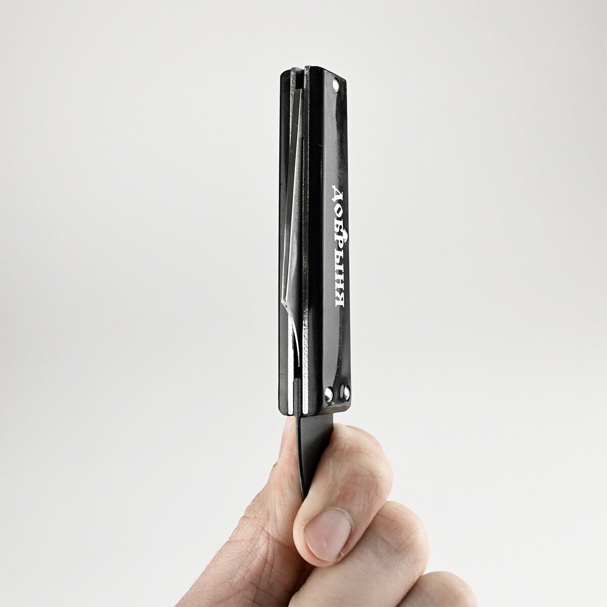 Нож копулировочный Добрыня ручка пластик, лезвие нержавеющая сталь 66 мм / Складной нож садовый прививочный