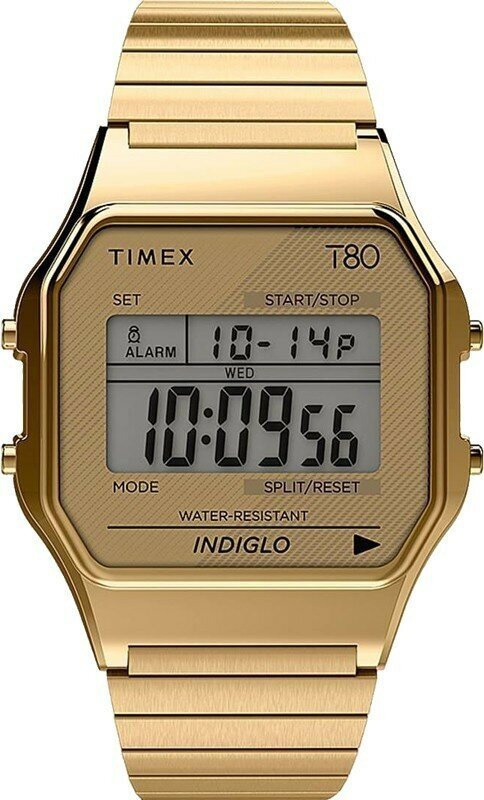 Наручные часы TIMEX T80, золотой