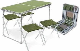 Комплект складной походной мебели Nika из стола и 4 стульев ССТ-К2