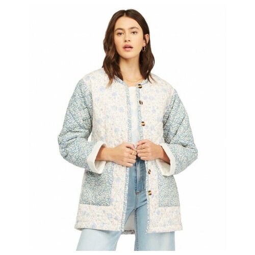 фото Женская куртка billabong perfect match, цвет белый, размер xl