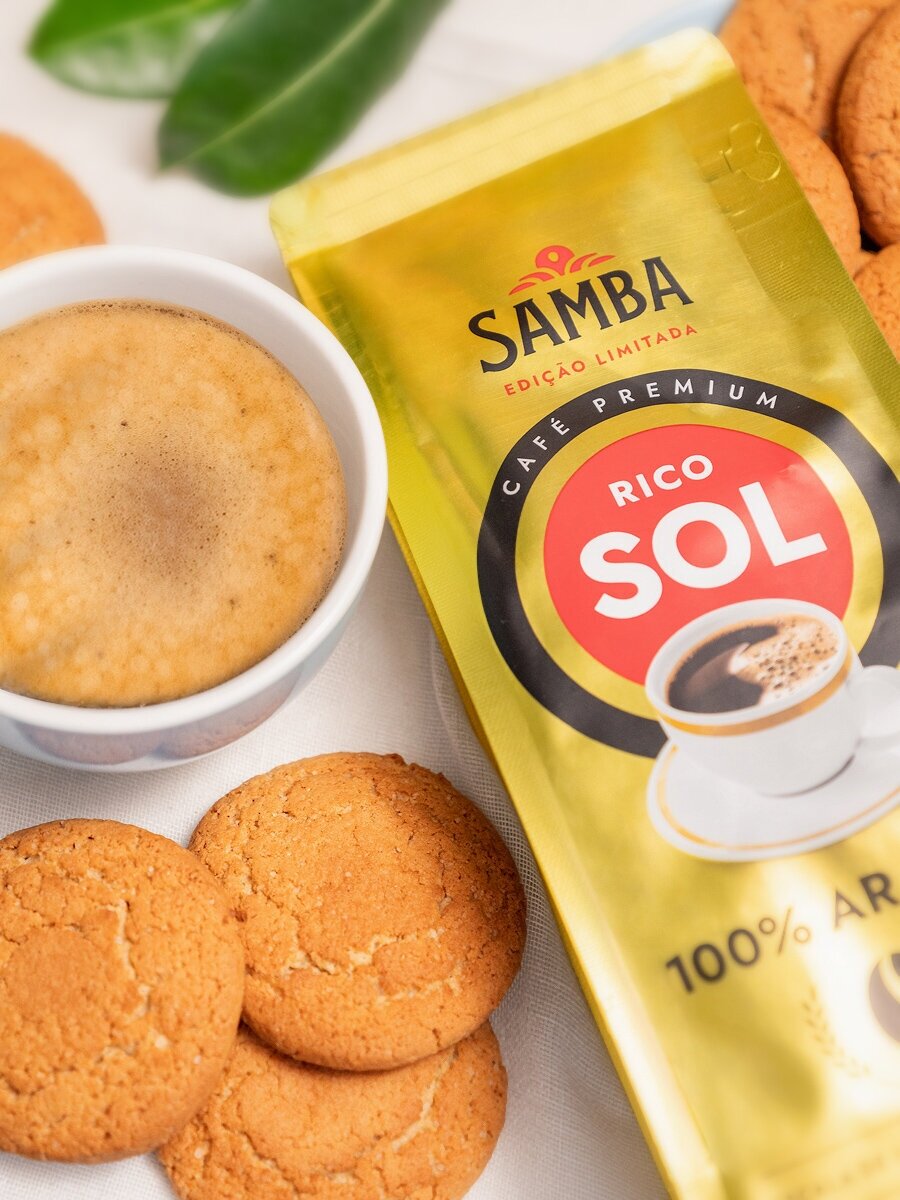 Кофе в зернах Samba Cafe Brasil RICO, арабика 100%, средняя обжарка, 500 гр