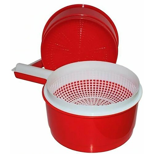 Сыродельница D 12см H 9см пищевой пластик мини формат специально разработана для изготовления красивого сыра фермерских сортов в домашних условиях 417₽