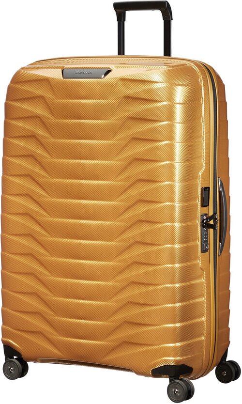 Чемодан Samsonite, 125 л, размер XL, золотой, желтый