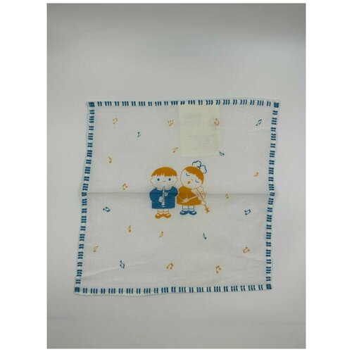 фото Детский платок музыканты хлопок с этикеткой ссср нет бренда