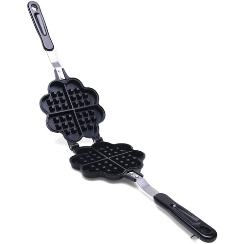 Мини вафельница для венских и бельгийских вафель для плиты на газу и панели маленькая сковорода с антипригарным покрытием форма для вафель 179900₽