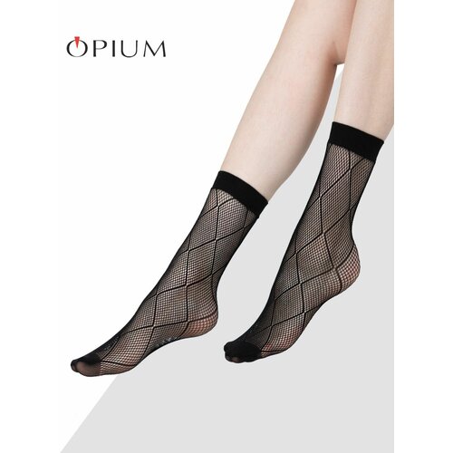 фото Женские носки opium, размер универсальный, черный