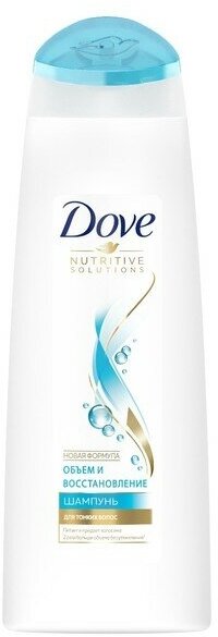 Dove Шампунь для волос Dove Nutritive Solutions «Объём и восстановление», 250 мл