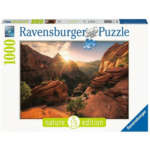 Ravensburger. Пазл карт. 1000 Каньон Зайон, США пазл ravensburger 1000 деталей каньон зайон сша