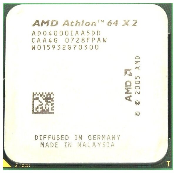 Процессор AMD Athlon 64 X2 4400+ Brisbane AM2,  2 x 2300 МГц, OEM