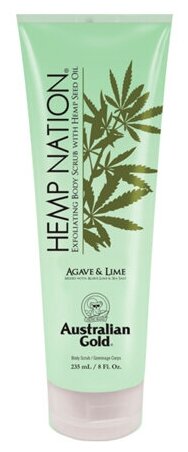 Australian Gold Hemp Nation Agave & Lime, скраб для тела