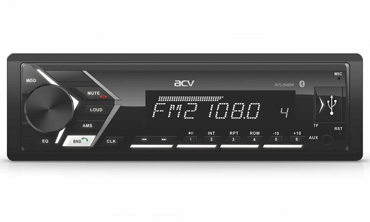 Магнитола FM/USB/SD/AUX с Bluetooth ACV AVS-814BW