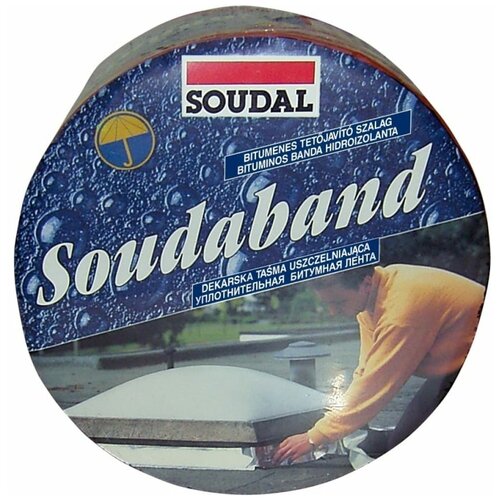 Лента кровельная герметизирующая Soudal Soudaband 15см х 10м алюминий 101187