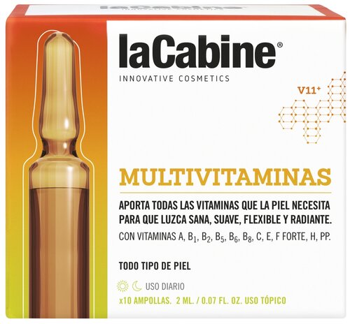 LaCabine Multivitamins Концентрированная сыворотка с 11 витаминами для лица, 2 мл, 10 шт.
