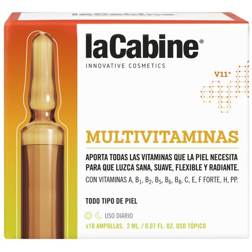 LaCabine Multivitamins Концентрированная сыворотка с 11 витаминами для лица, 2 мл, 10 шт.