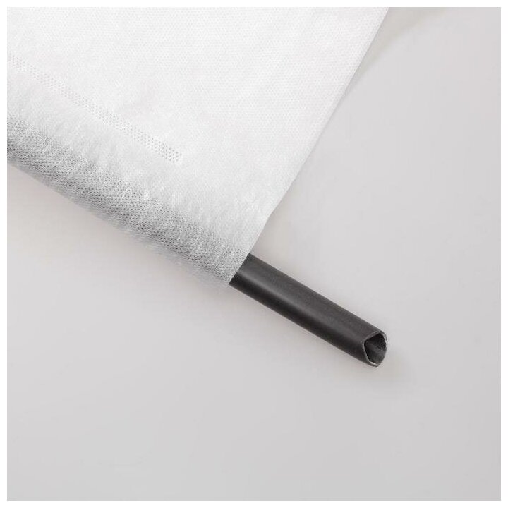 фото Парник прошитый, длина 4 м, 5 дуг из пластика, дуга L = 2.4 м, d = 16 мм, спанбонд 35 г/м², «уДачный»