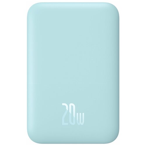 Внешний магнитный аккумулятор повербанк Baseus 6000 мАч 20 Вт с кабелем Type-c на Type-c 50 см 324900₽