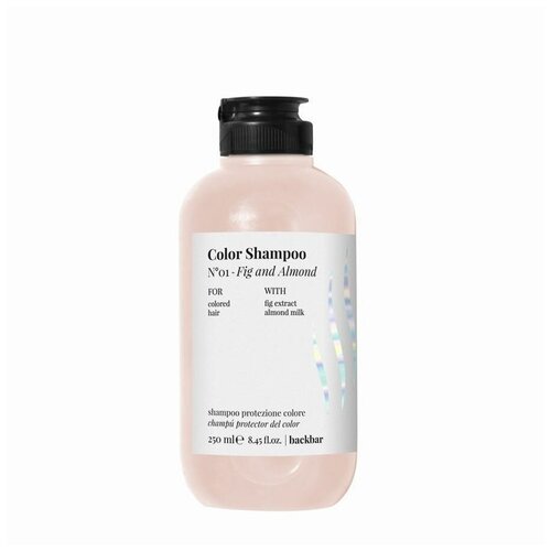 BACK BAR COLOR SHAMPOO №01 Шампунь для защиты цвета и блеска волос 250 мл шампунь для защиты цвета и блеска волос back bar color shampoo 01 farmavita фармавита 1000 мл