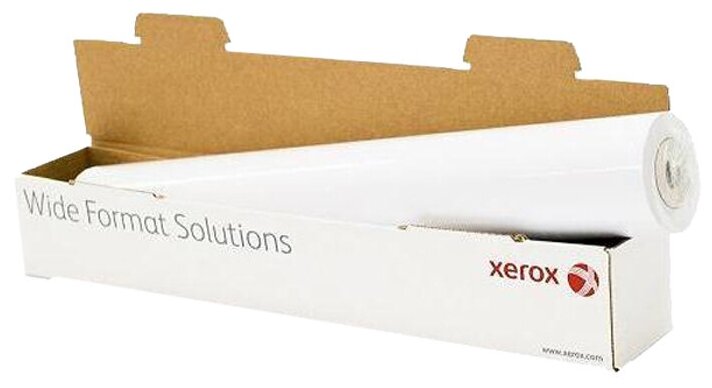 Бумага для плоттера Xerox 914мм x 50м 80г/м2 рулон для струйной печати 450L90503 - фото №12