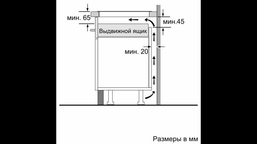 Индукционная варочная панель Bosch PIE631FB1E, черный