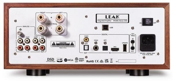 Интегральный усилитель мощности Leak Stereo 230 Walnut